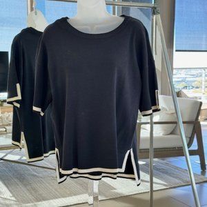 Amazon Black Knit Top